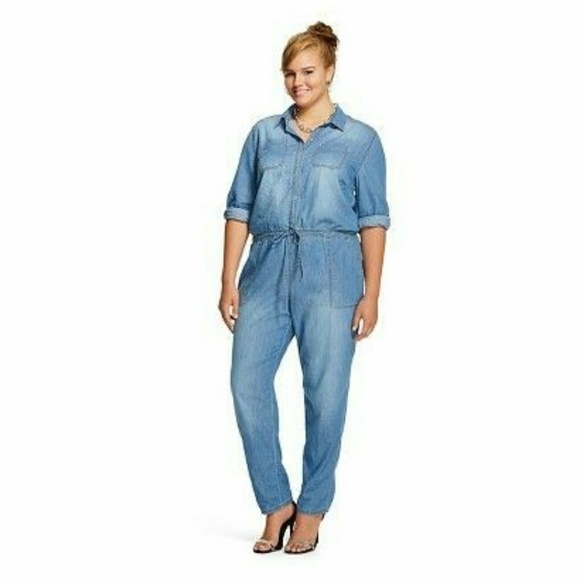dollhouse denim jumpsuit